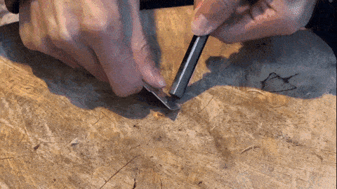 六角フェロセリウムロッド(単品・交換用) メタルマッチ 火の素メーカーに収納可